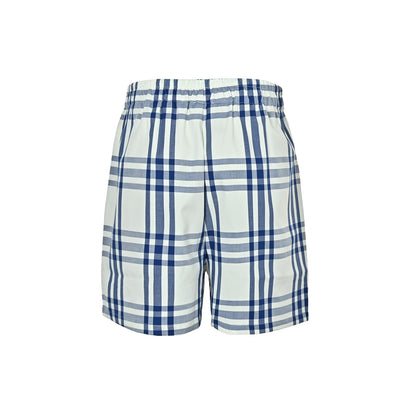 Burberry war horse plaid shorts