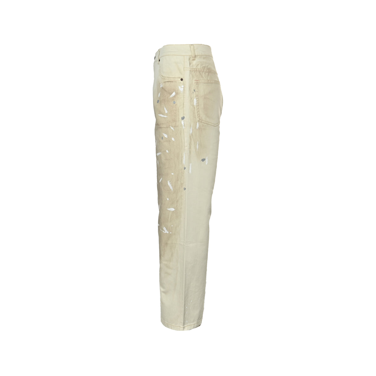 Acne Studios splash-print jeans