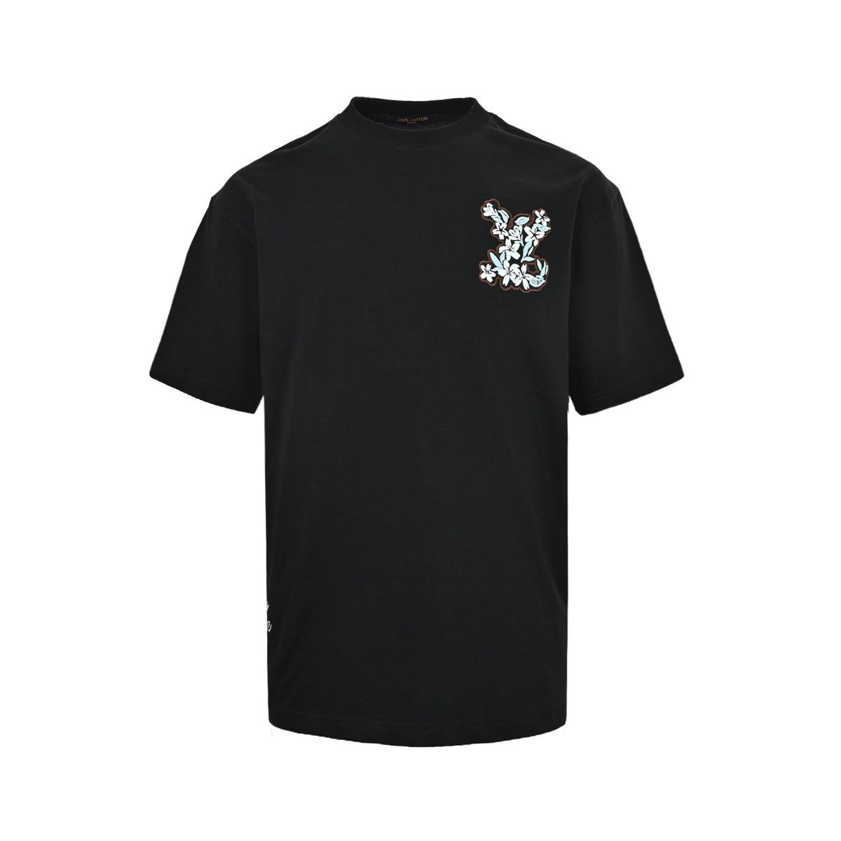 Louis Vuitton floral embroidered short sleeves