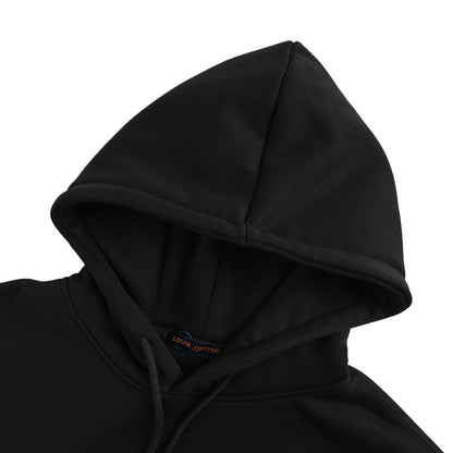 Louis Vuitton 25Fw artistic lettering hooded sweatshirt