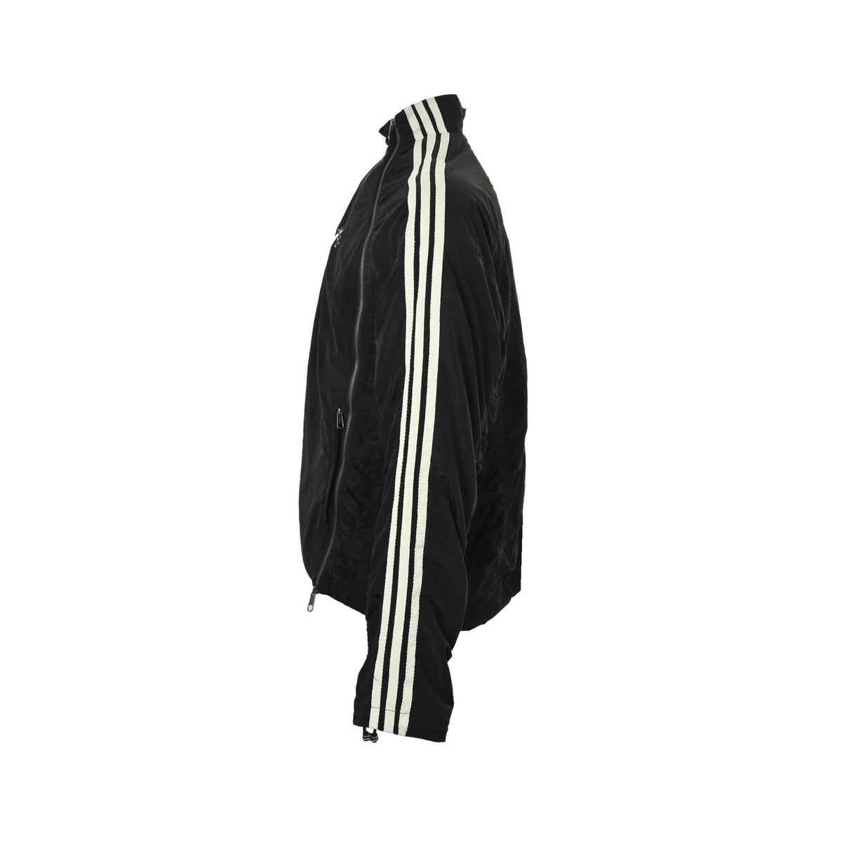 Adidas joint three-bar stand-up collar jacket