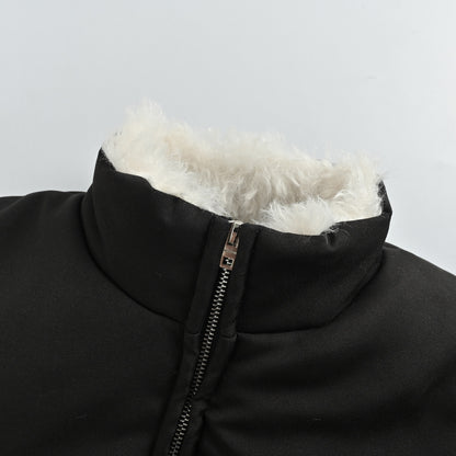 We11 Done 25Fw hand-stitched lambswool cotton jacket