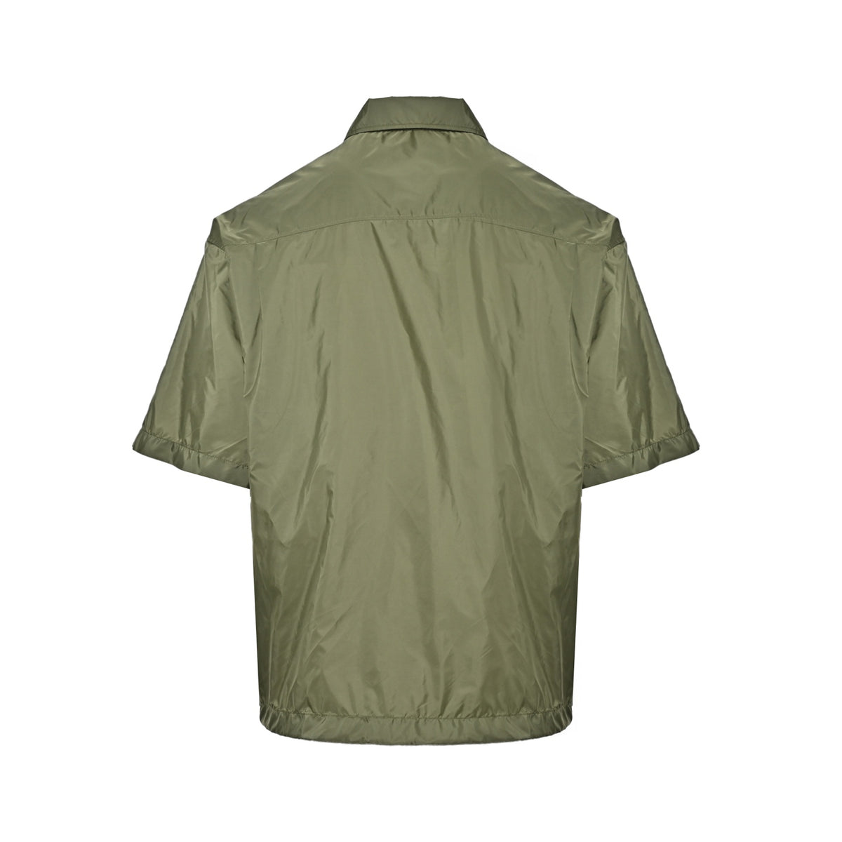 Prada minimalist double pocket short-sleeved shirt