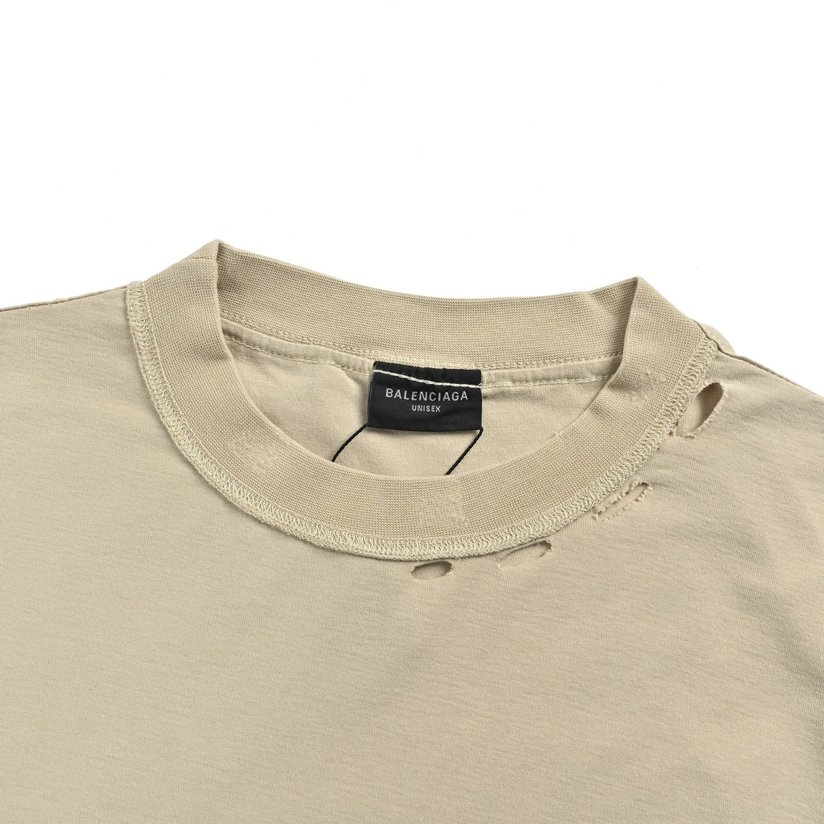 Balenciaga 25ss flip double-sided Coke embroidered short sleeves