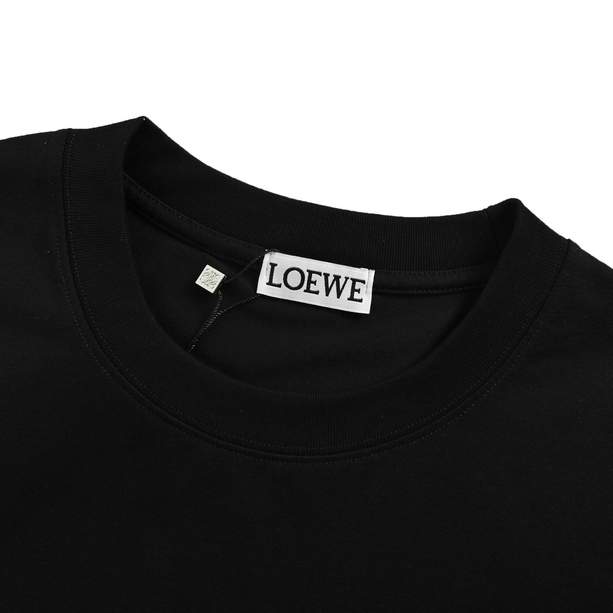Loewe/Luoyiwei 25ss graffiti painted flocking printed short sleeves