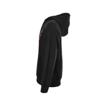Fendi little monster eyes embroidered logo hooded sweatshirt