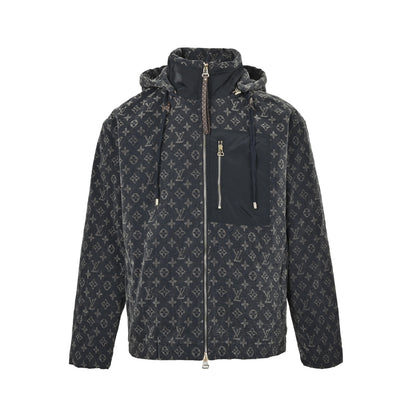 Louis Vuitton presbyopia denim lambswool cotton jacket
