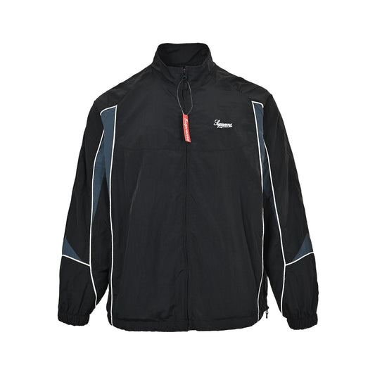 Supreme 25Fw casual jacket with contrasting color patchwork design