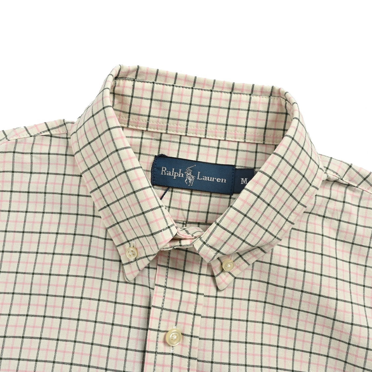 Ralph Lauren colorful logo embroidered plaid shirt
