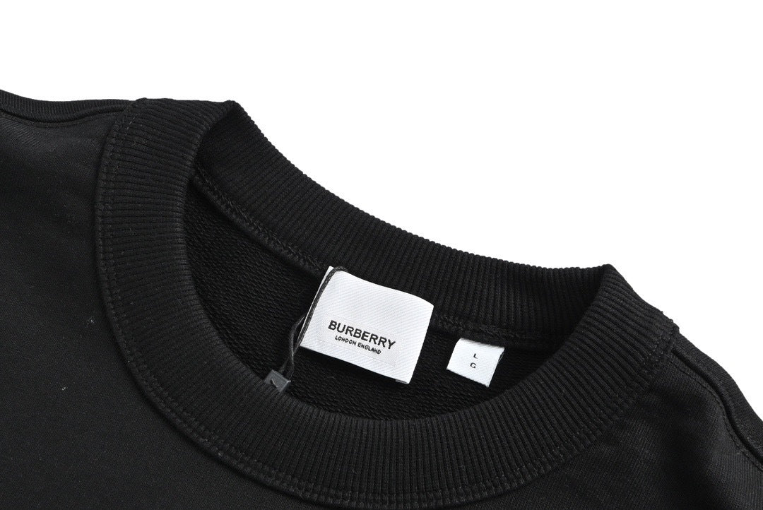 Burberry classic letter print crew neck sweatshirt