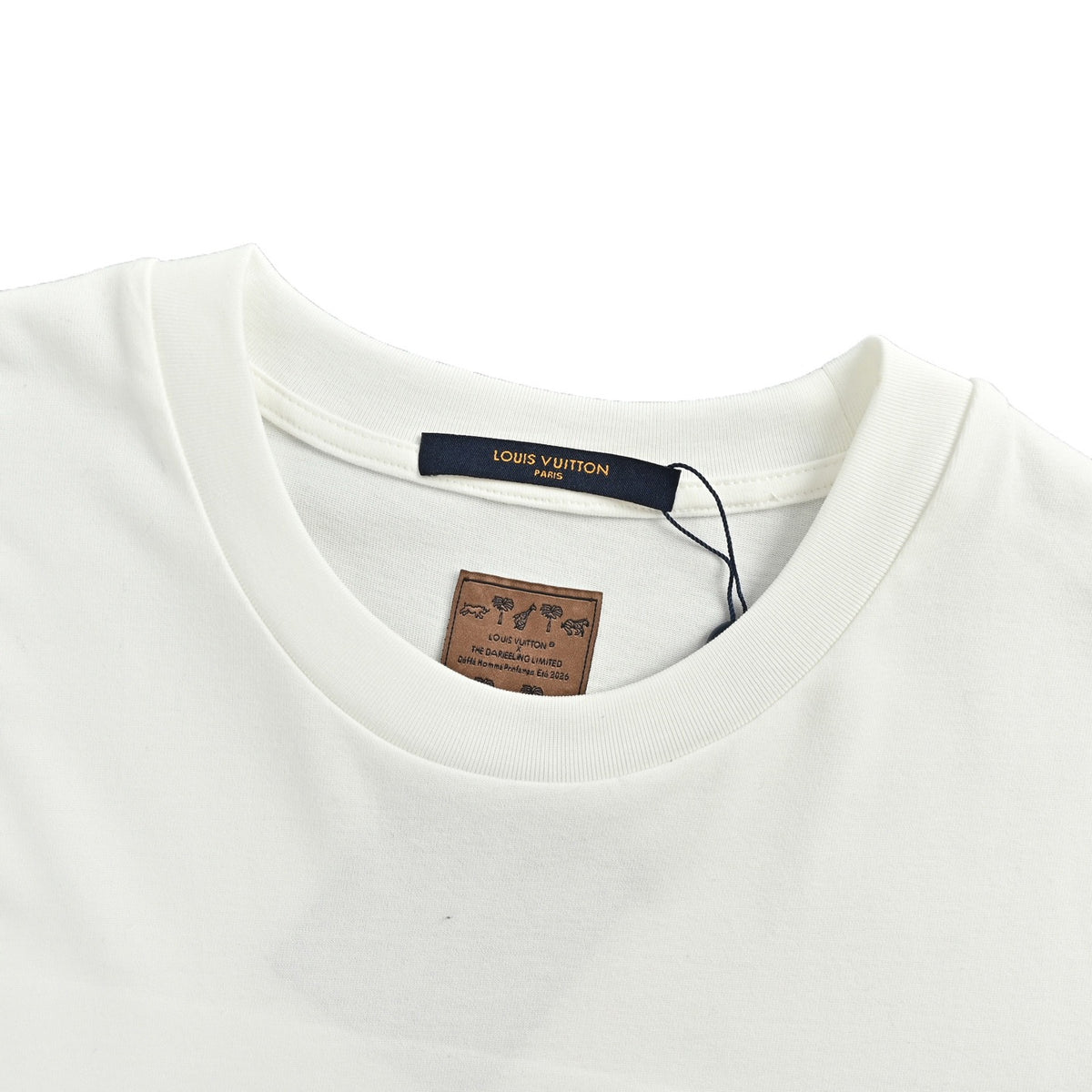 Louis Vuitton 26ss animal embroidered short sleeves