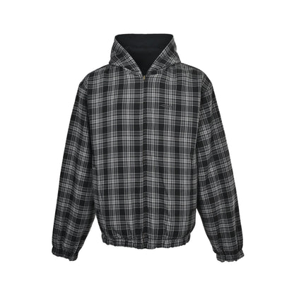 Balenciaga/Balanciaga 25Fw plaid reversible jacket