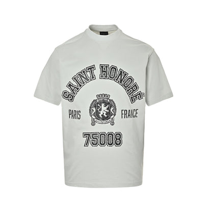 Balenciaga cracked letter print short sleeves