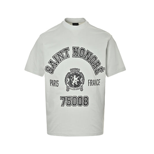 Balenciaga cracked letter print short sleeves