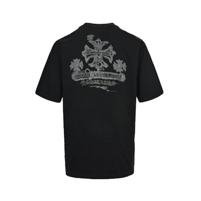 Chrome Hearts/Chrome Heart embroidered logo short sleeves
