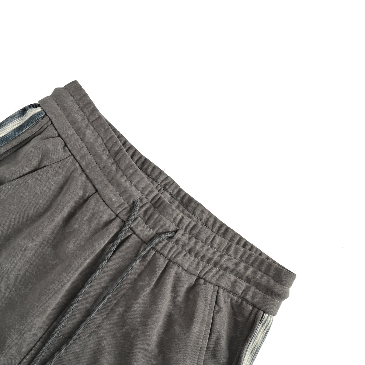 Miu Miu patchwork embroidered letter washed trousers