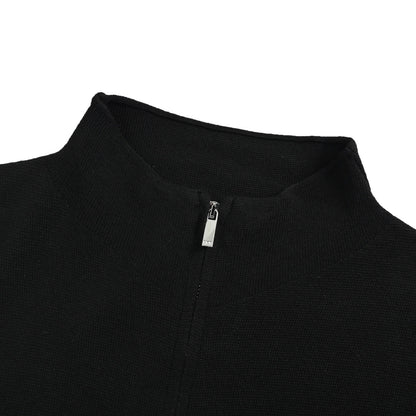 Dior CD logo embroidered embossed zipper sweater jacket