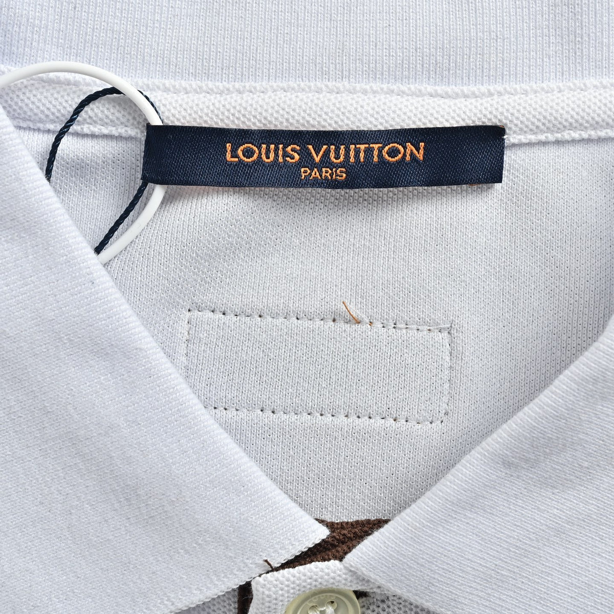 Louis Vuitton 26ss contrast striped Polo short sleeves