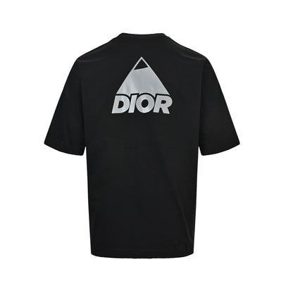 Dior reflective printed triangle icon short sleeves