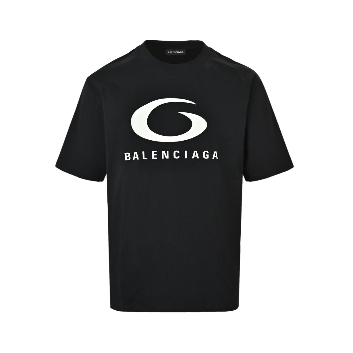 Balenciaga ring silicone logo printed short sleeves
