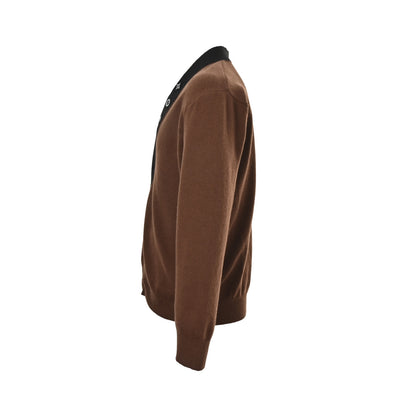 Louis Vuitton 25Fw three-flower reflective logo cardigan sweater