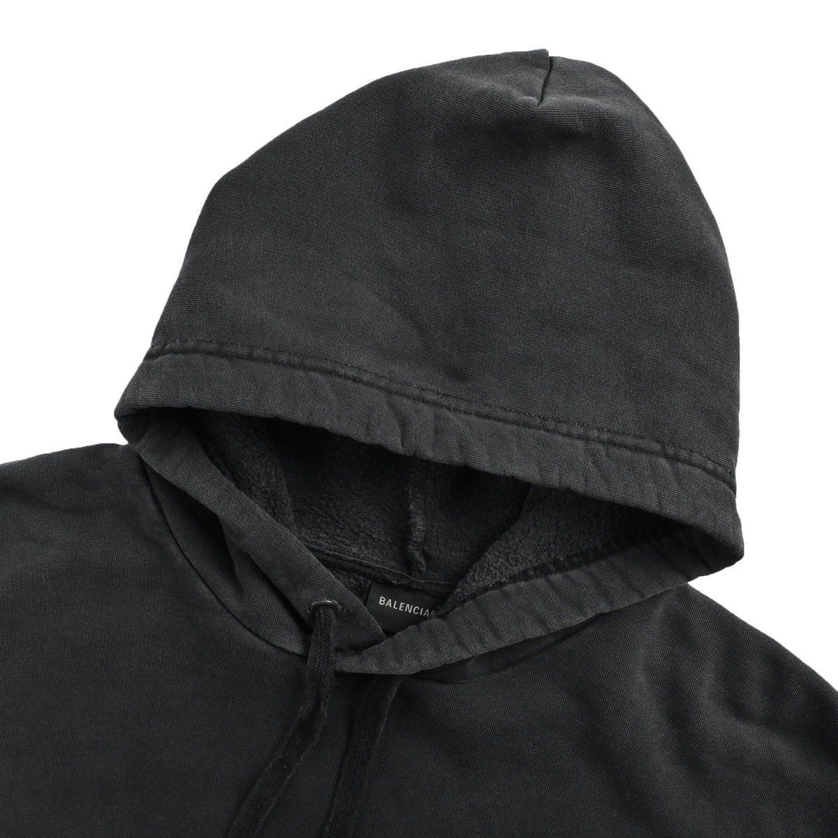 Balenciaga 26ss washed smoke print hooded sweatshirt