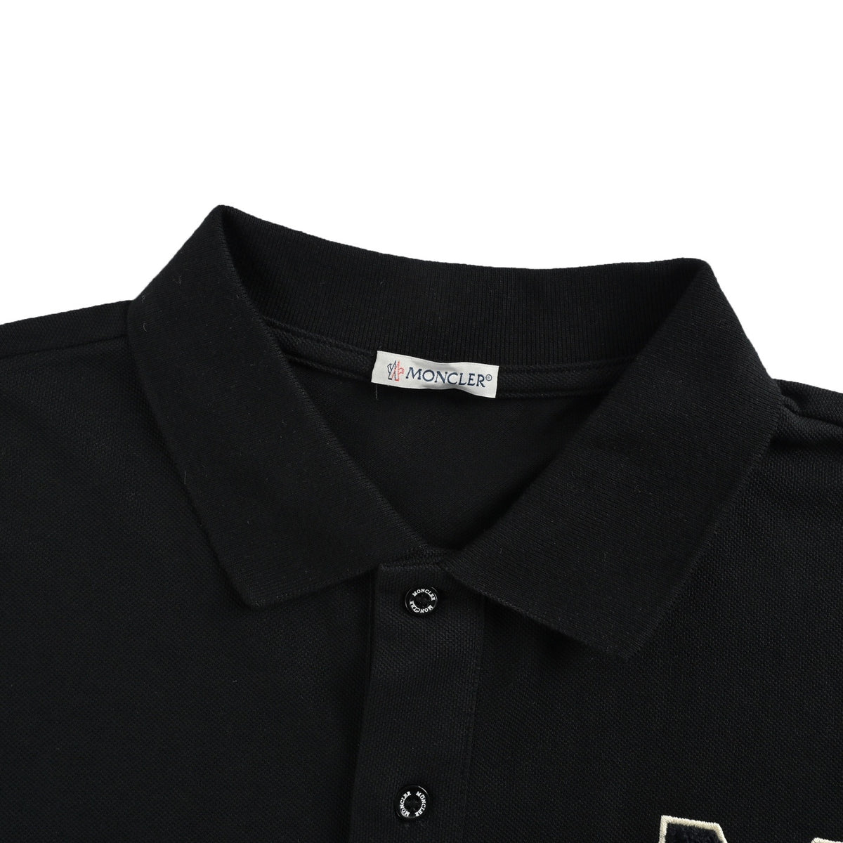 Moncler/Mask terry embroidered Polo short sleeves