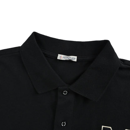 Moncler/Mask terry embroidered Polo short sleeves