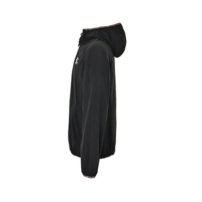 Burberry war marquetry trim hooded jacket