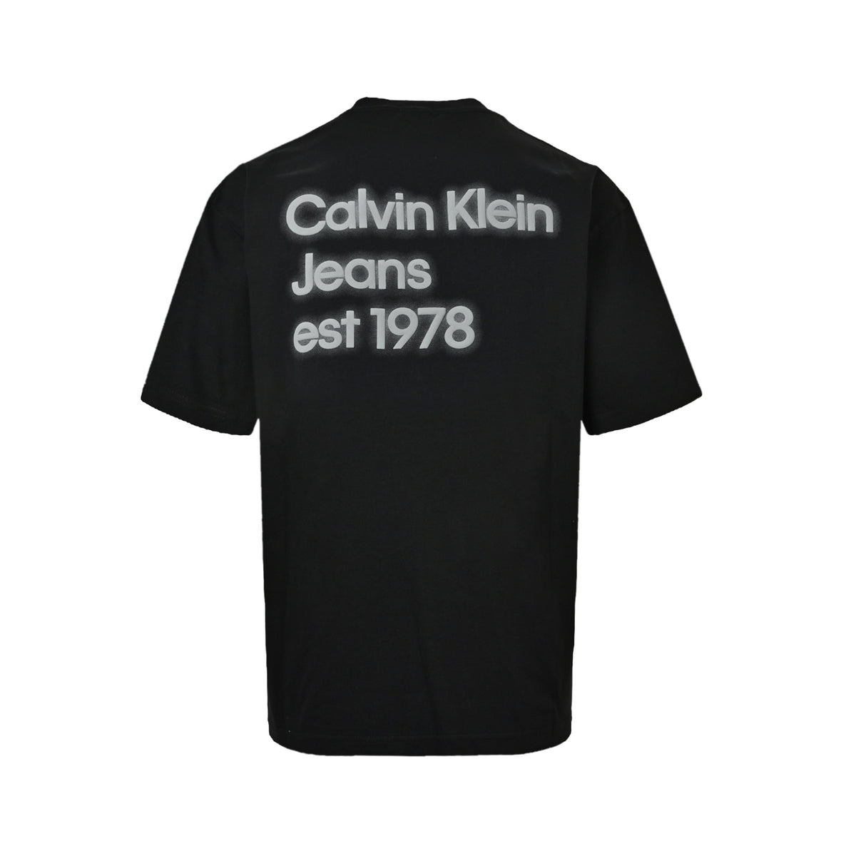 Calvin Klein CK 24ss back 1978 foam printed round neck short sleeves