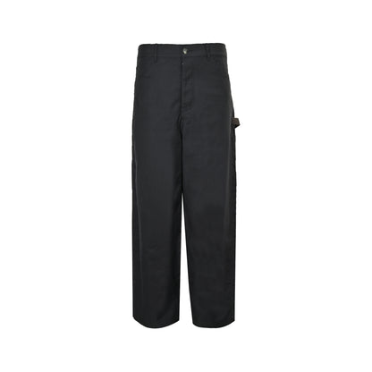 Loewe/Loewei small label cotton twill cargo trousers