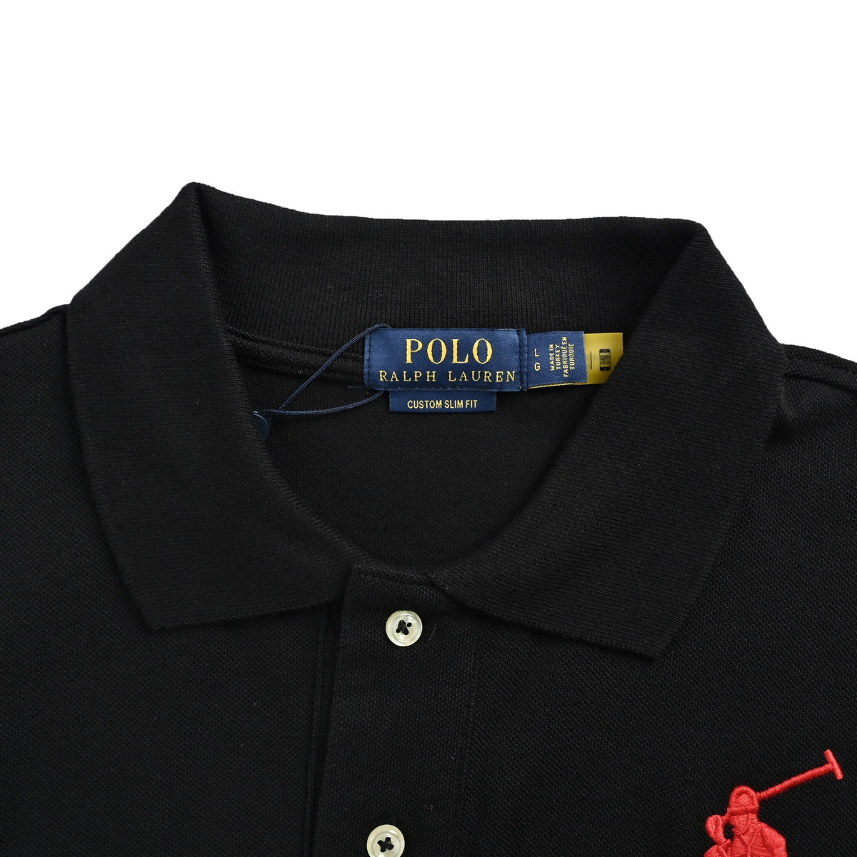 Ralph Lauren large logo embroidered Polo short sleeves
