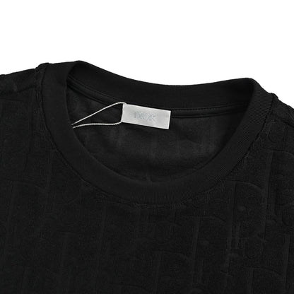 Dior towel old flower jacquard short sleeves