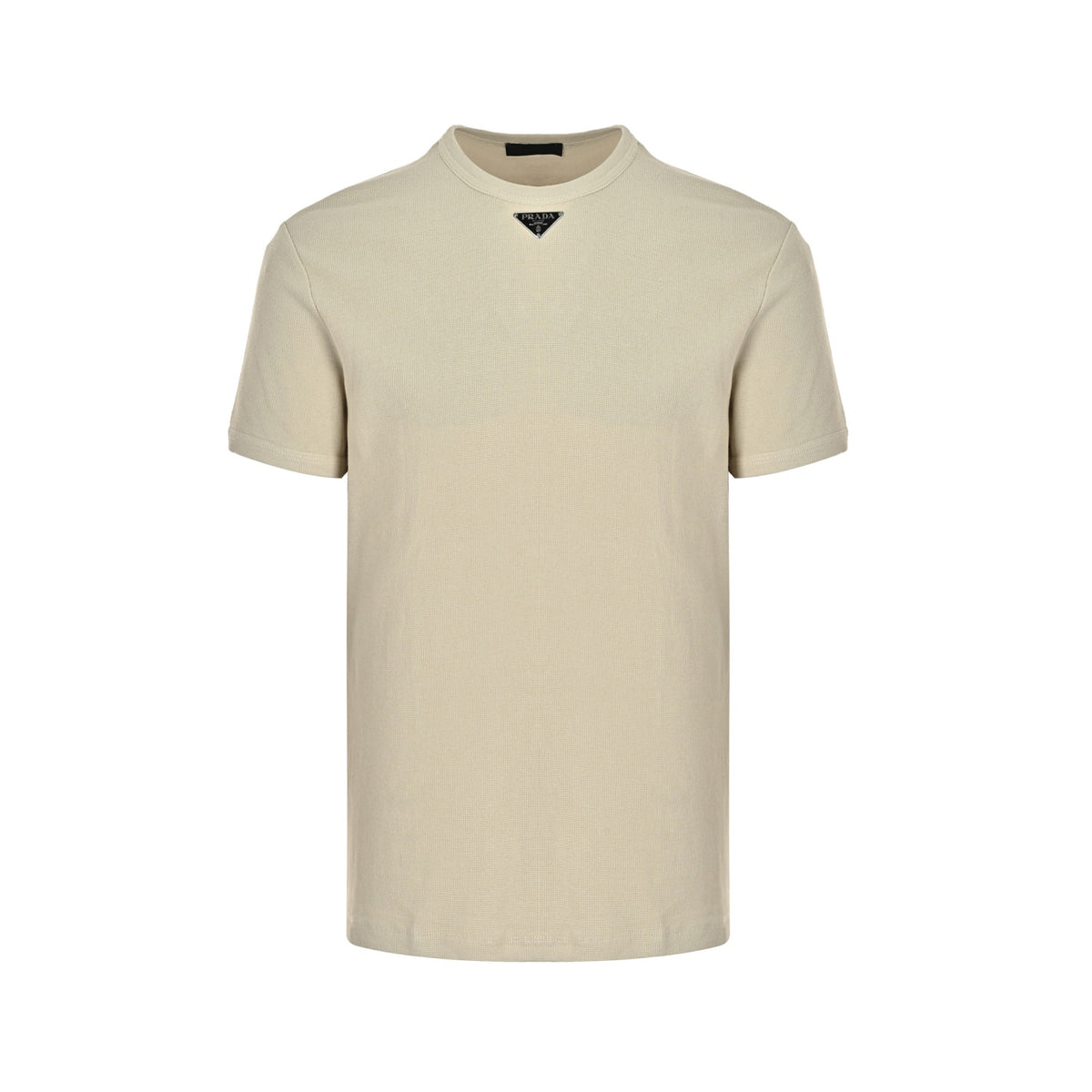 Prada triangle logo waffle short sleeves