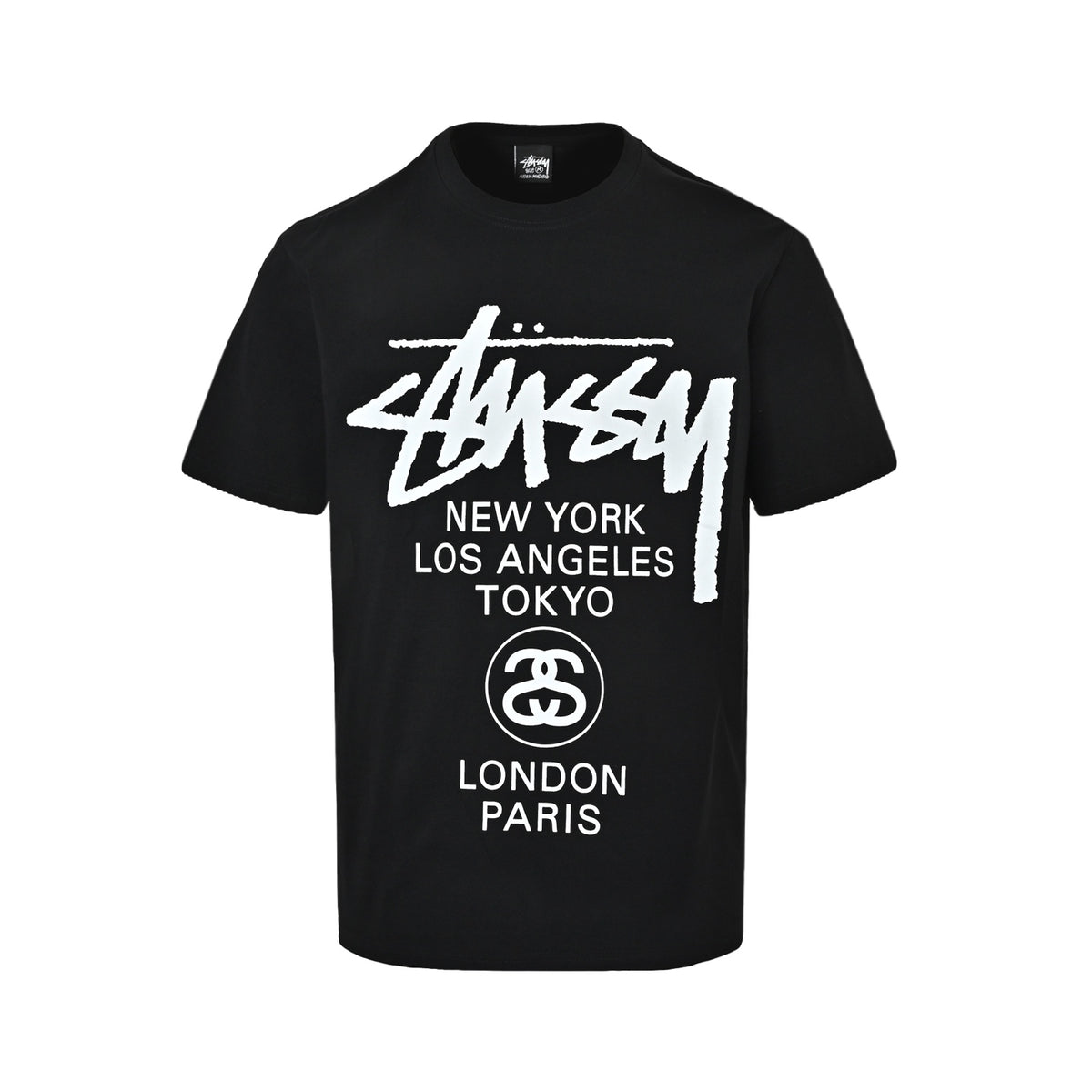 Stussy world tour printed short sleeves