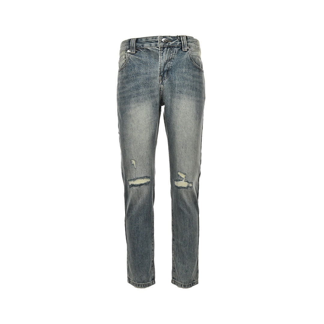 Burberry 23Fw pocket embroidered wheat jeans