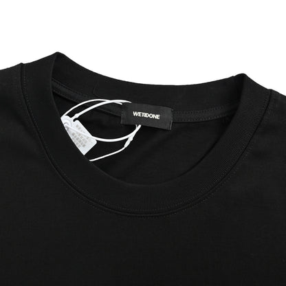 We11 Done rivet star letter short sleeves