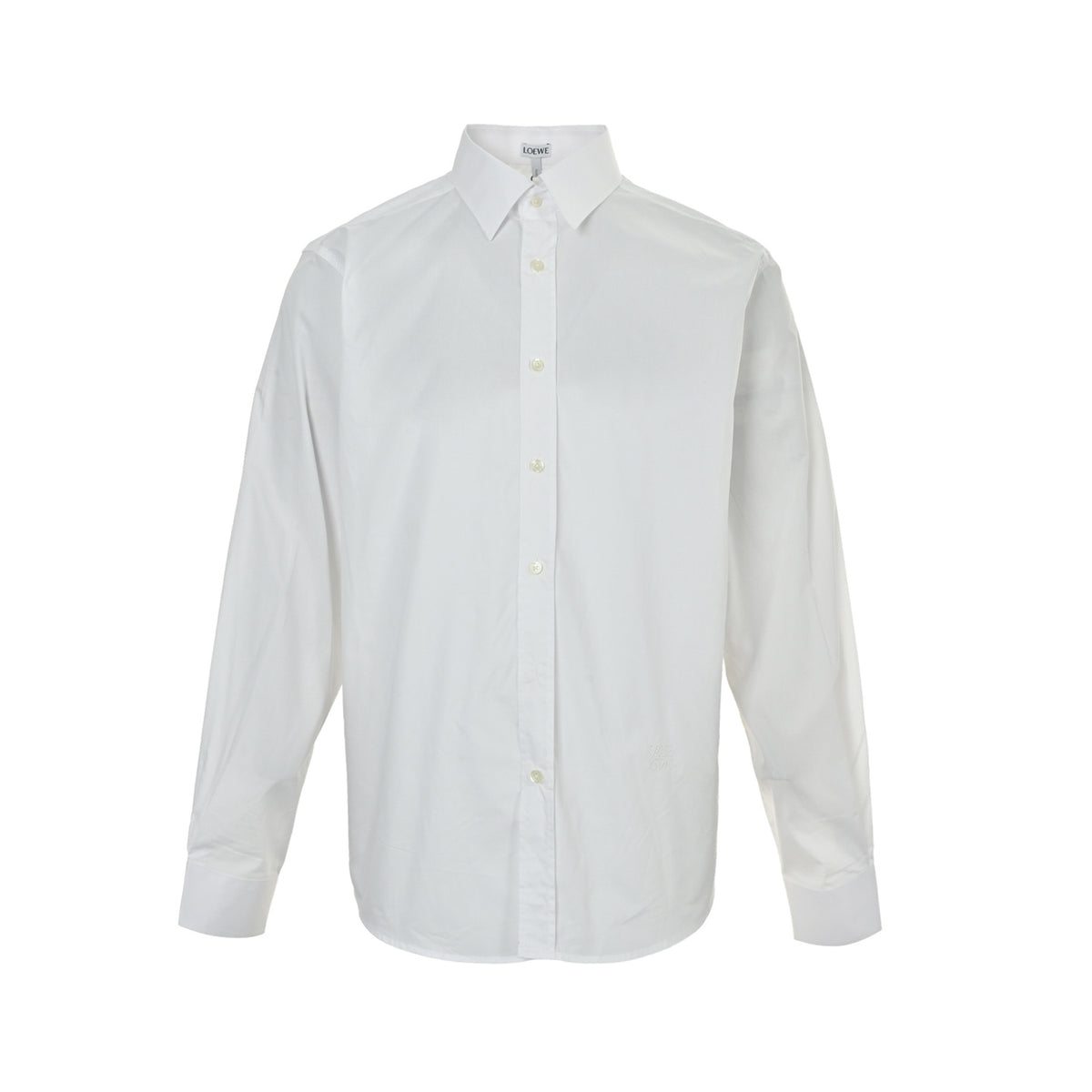 Loewe/Luo Yiwei square embroidered long-sleeved shirt