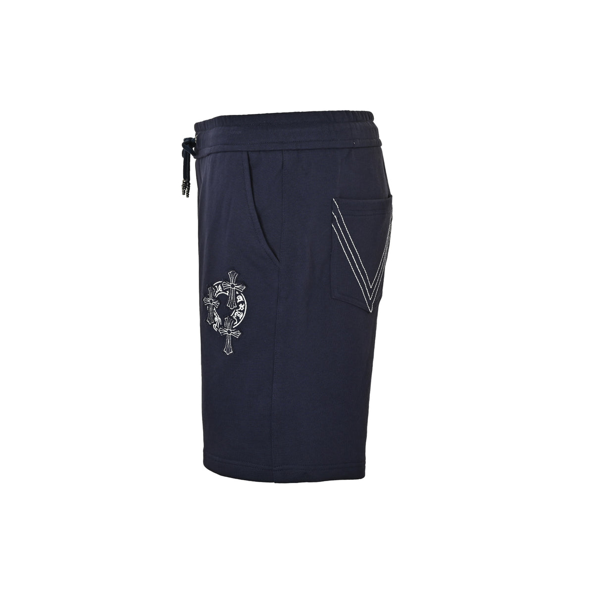 Chrome Hearts cross patch embroidered shorts