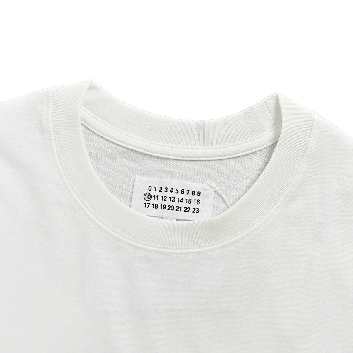 Maison Margiela/Margiela digital calendar embroidered short sleeves