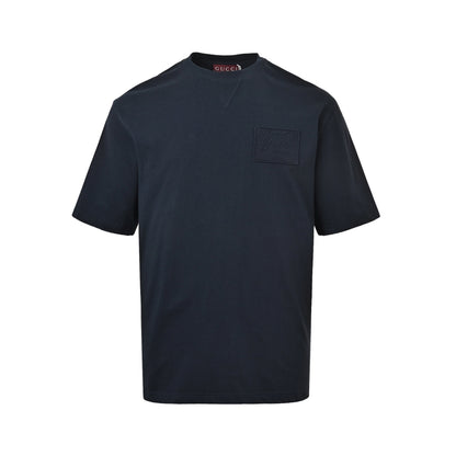 Gucci 26ss short sleeves with Firenze badge embroidery on the chest