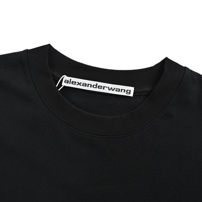 Alexander Wang letter embroidered short sleeves