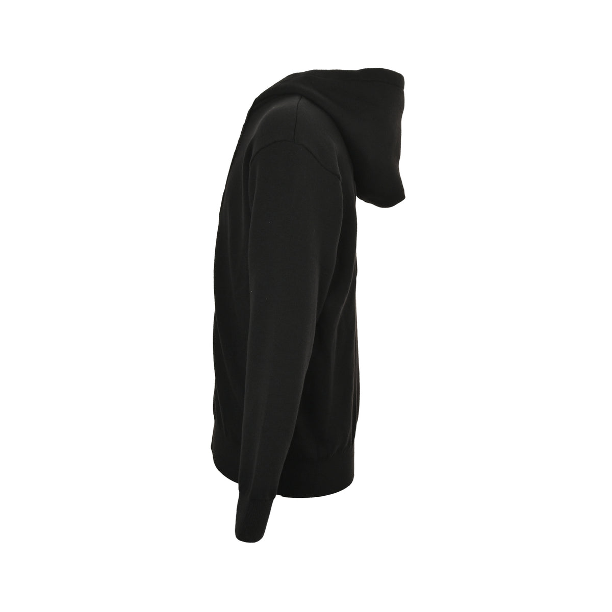 Loewe/Luoyiwei Anagram hooded knitted jacket with embossed back zipper