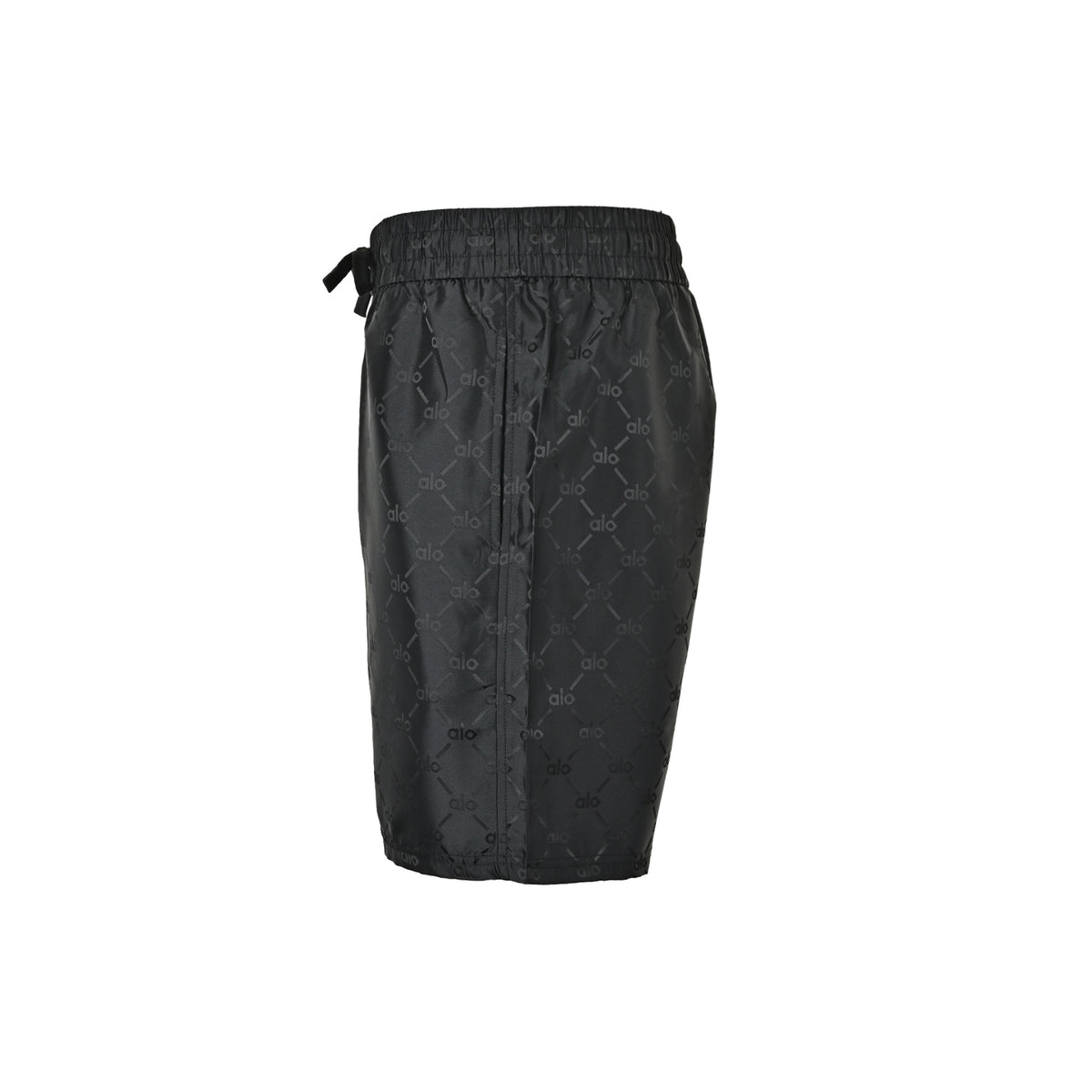 ALO dark jacquard logo beach shorts