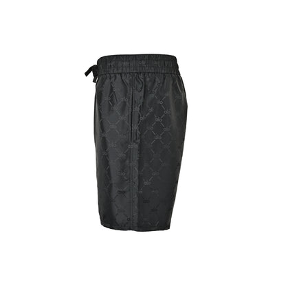 ALO dark jacquard logo beach shorts