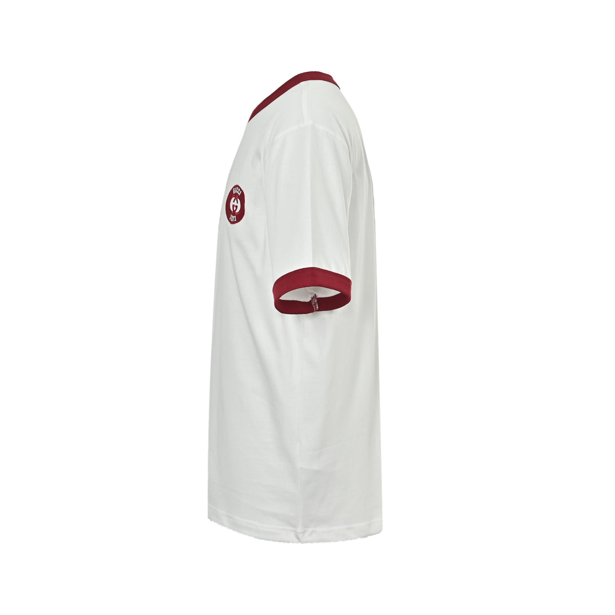 Gucci 1921 logo embroidered short sleeves