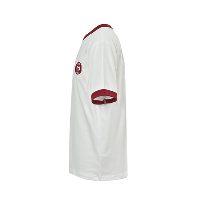 Gucci 1921 logo embroidered short sleeves