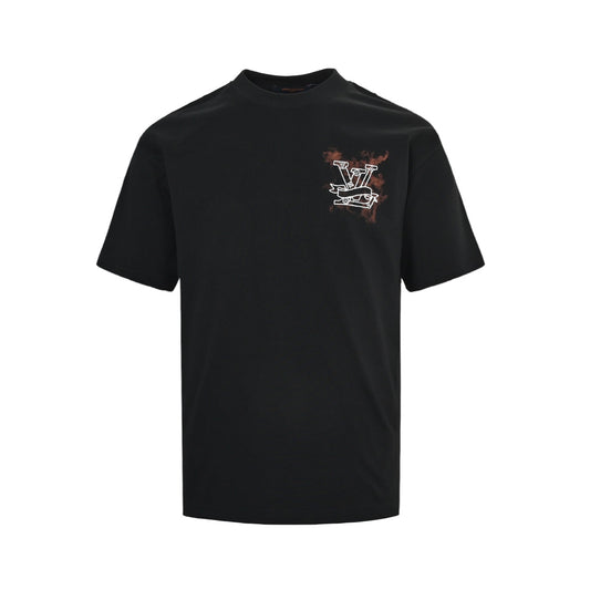 Louis Vuitton 26ss smoke hollow logo embroidered short sleeves