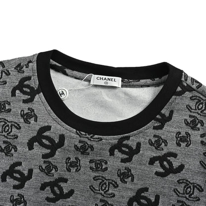 Chanel 26ss all-over presbyopia jacquard short sleeves