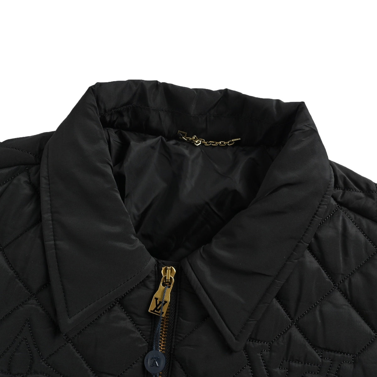 Louis Vuitton three-flower all-over embroidered cotton jacket